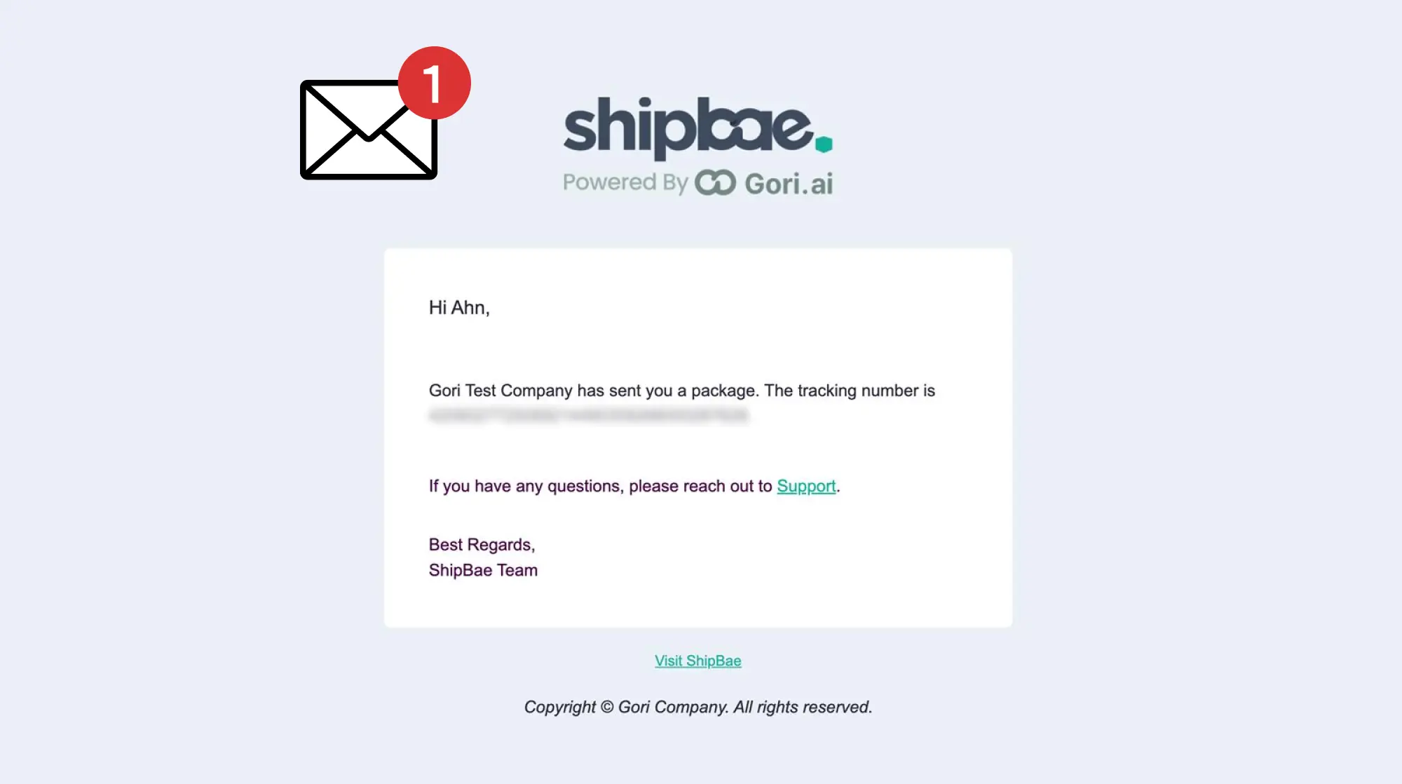 Shipment Notifications