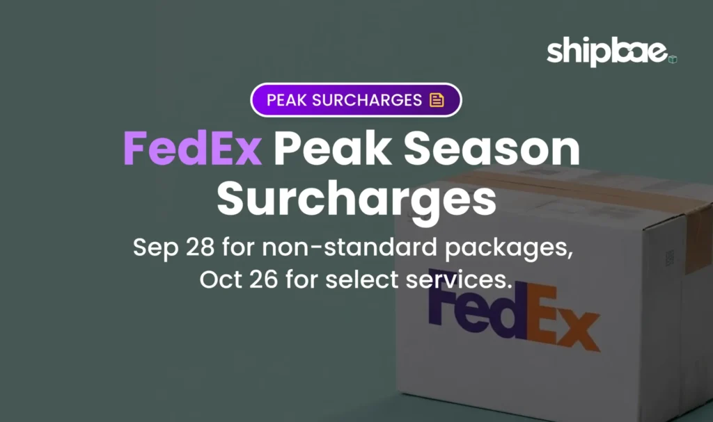 FedEx Peak Surcharges - Blog